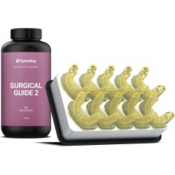 Bouteille de Surgical Guide II et exemple d'impression