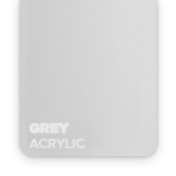 Matériau acrylique pour découpe laser gris