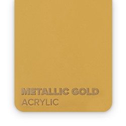 Matériau acrylique pour découpe laser métal or