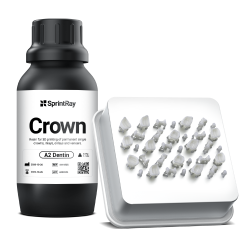 Bouteille de Sprintray Crown avec exemples d'impression en teinte A2