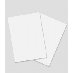 Lot de feuilles de HIPS blanc 500x300mm