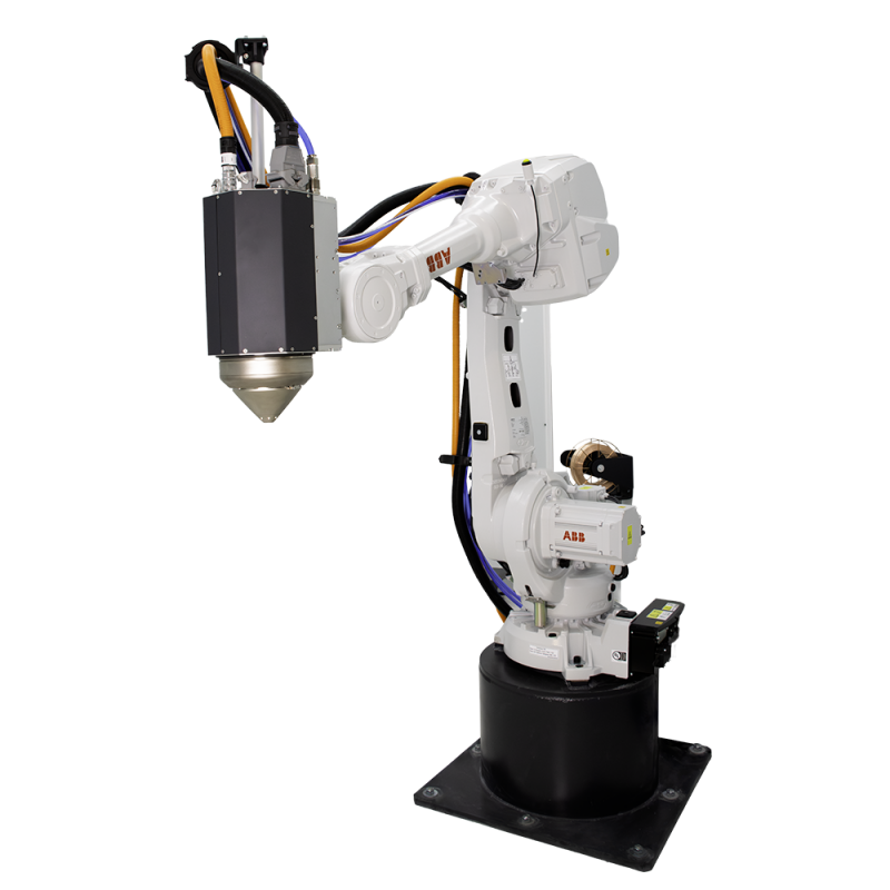 Bras robotique Meltio de profil Bras robotique Meltio de profil