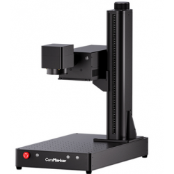 Commarker Omni1, découpe et gravure laser vue de profil