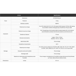 Spécificité de la AMS 2 Pro