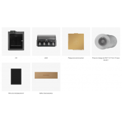 Contenu du pack X1E Combo de Bambu Lab