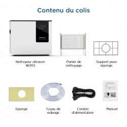 Contenu du colis de la station de lavage UniFormation W230 Contenu du colis de la station de lavage UniFormation W230