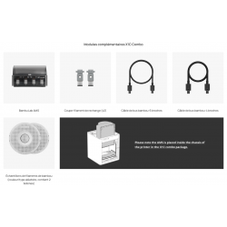 Complments de contenu du X1C Combo
