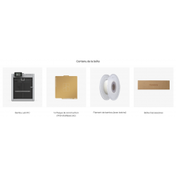 Contenu de la boite du X1C