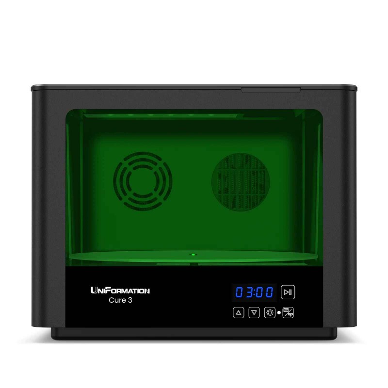 Station de polymérisation UV UniFormation Cure 3 vue de face Station de polymérisation UV UniFormation Cure 3 vue de face
