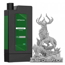 Cartouche de résine UniFormation avec pièce imprimée en coloris gris clair