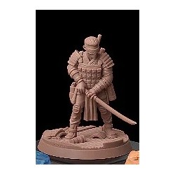 Pièce imprimée en coloris rouge argile