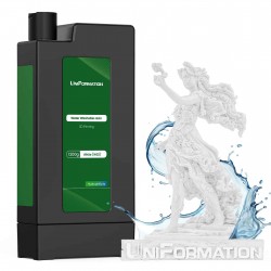 Cartouche de résine UniFormation lavable à l'eau en coloris blanc avec modèle imprimé