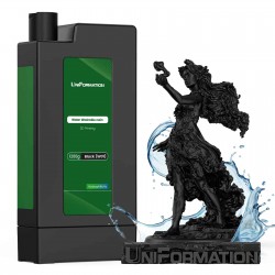 Cartouche de résine UniFormation lavable à l'eau en coloris noir avec modèle imprimé