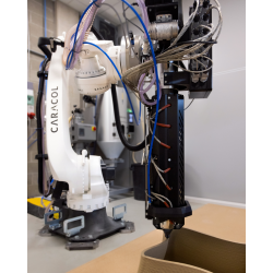 Configuration Caracol haut débit en cours d'extrusion