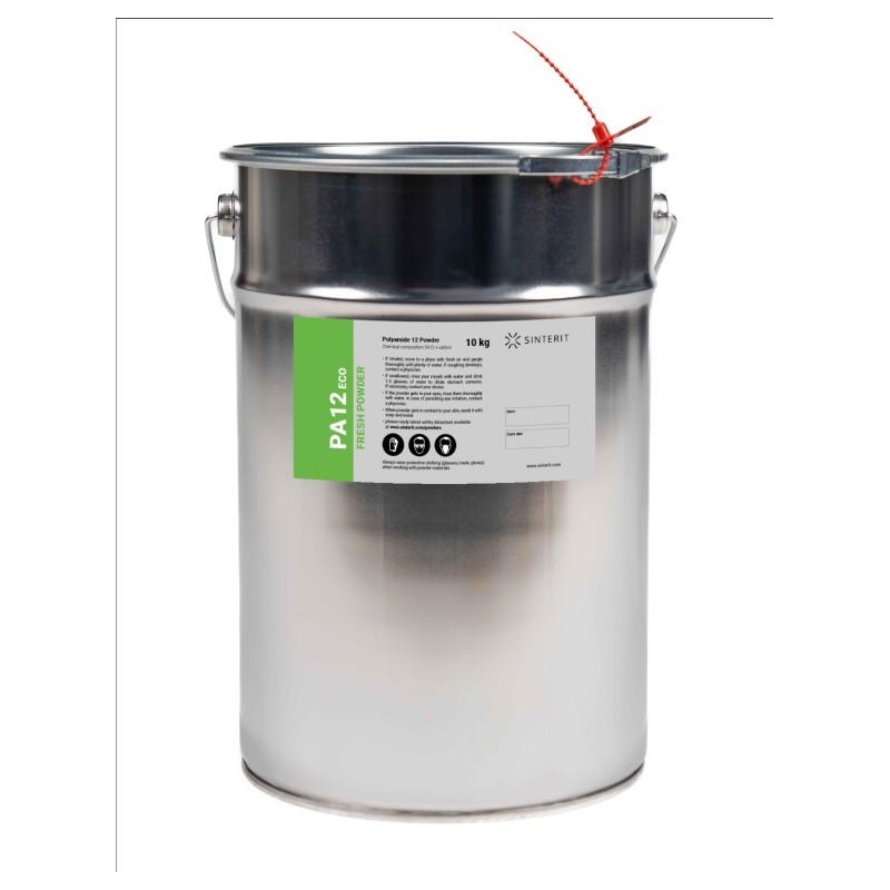 Seau de 10kg de poudre SLS Sinterit PA12 ECO