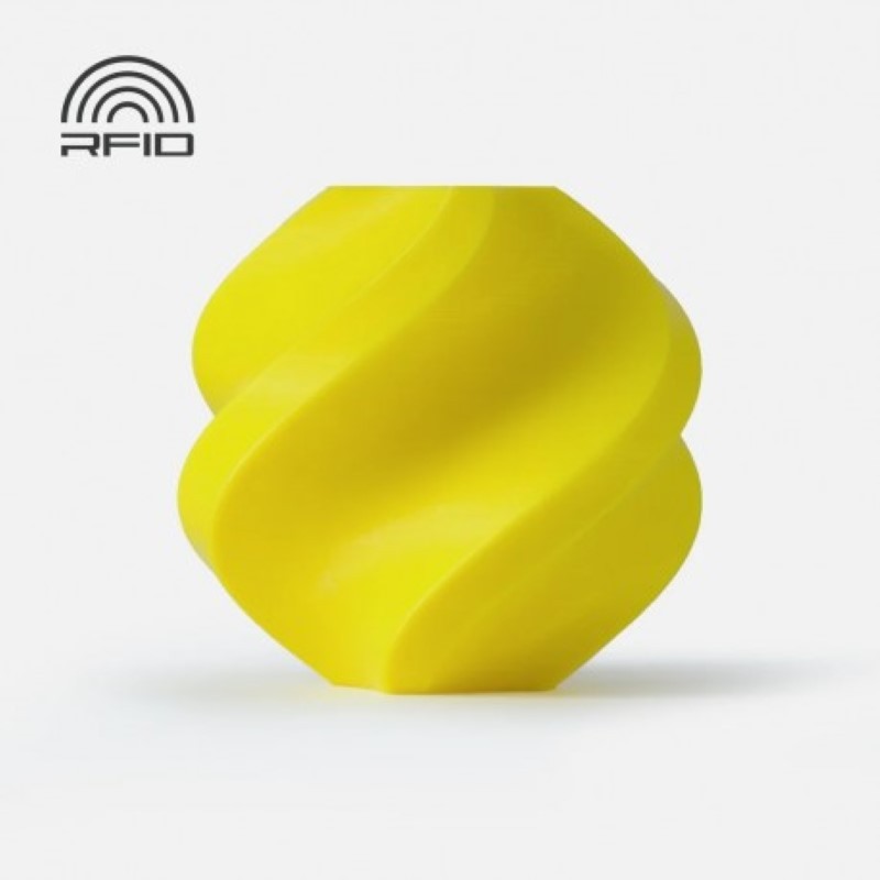 Objet crée avec du filament Jaune Bambu Lab PLA Basic 1kg