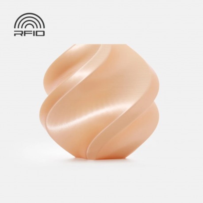 Objet crée avec du filament Champagne Bambu Lab PLA Silk+ 1kg