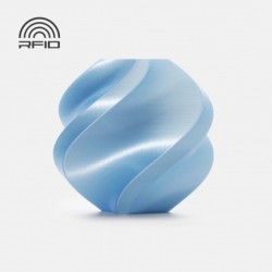 Objet crée avec du filament Bleu clair Bambu Lab PLA Silk+ 1kg