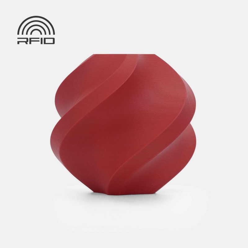 Objet crée avec du filament Rouge Foncé Bambu Lab PLA Matte 1kg