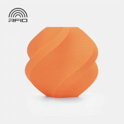 Objet crée avec du filament Orange Mandarine Bambu Lab PLA Matte 1kg