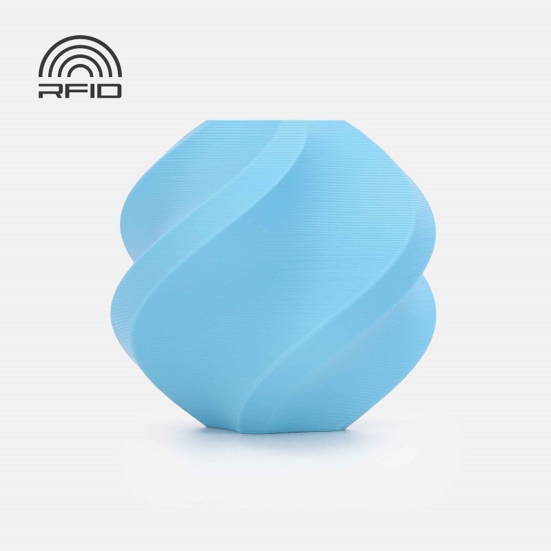 Objet crée avec du filament Bleu Ciel Bambu Lab PLA Matte 1kg