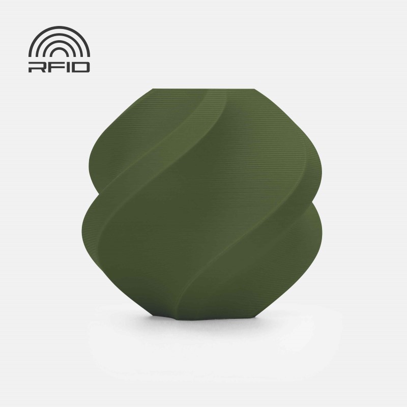 Objet crée avec du filament Vert Foncé Bambu Lab PLA Matte 1kg