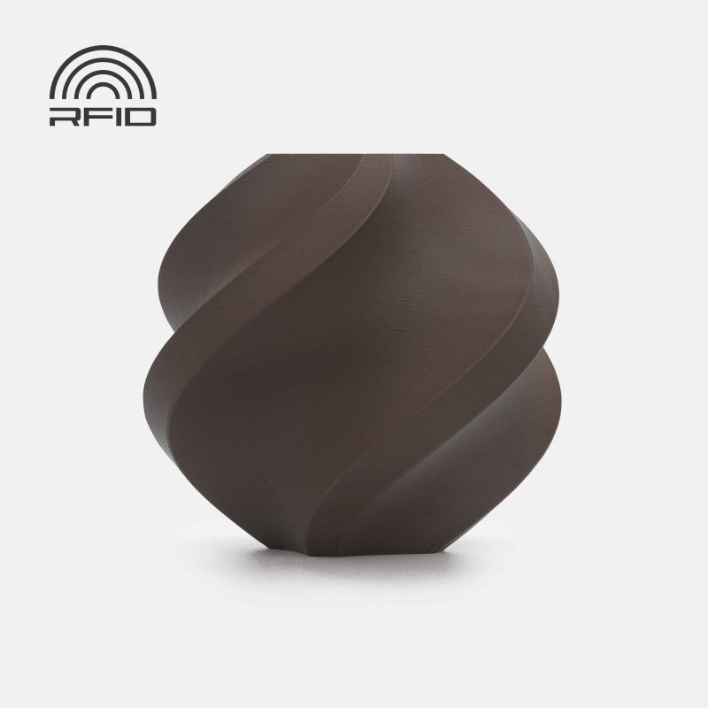 Objet crée avec du filament Chocolat Noir Bambu Lab PLA Matte 1kg