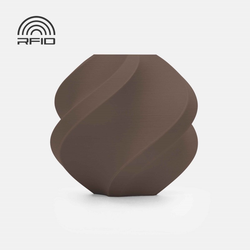 Objet crée avec du filament Marron Foncé Bambu Lab PLA Matte 1kg