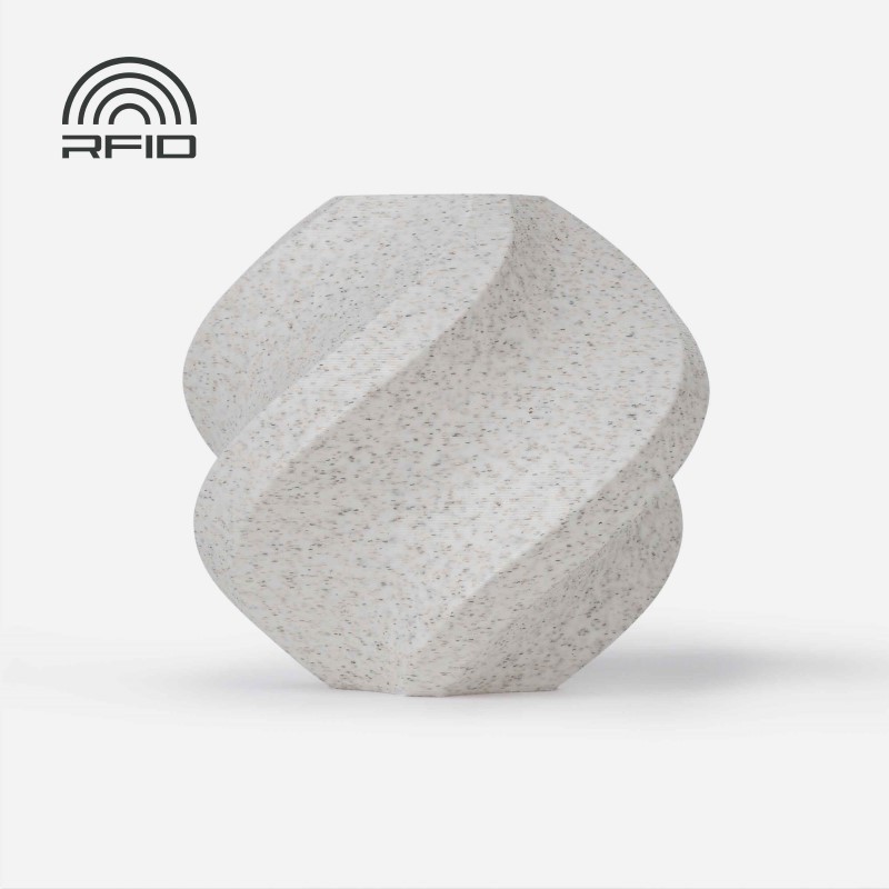 Objet crée avec du filament Blanc Marbre Bambu Lab PLA Marble 1kg