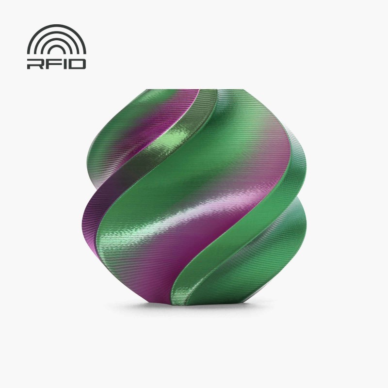 Objet crée avec du filament  Mystique Magenta Bambu Lab PLA Silk 1kg
