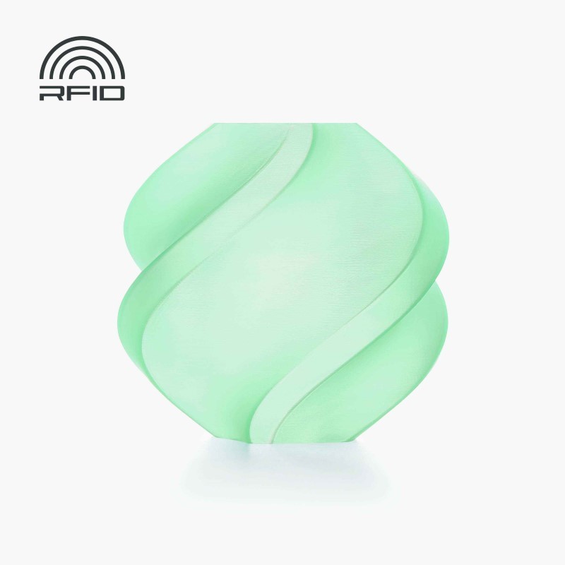 Objet crée avec du filament Jade Clair Bambu Lab PLA Translucent 1kg