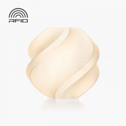 Objet crée avec du filament jaune doux Bambu Lab PLA Translucent 1kg