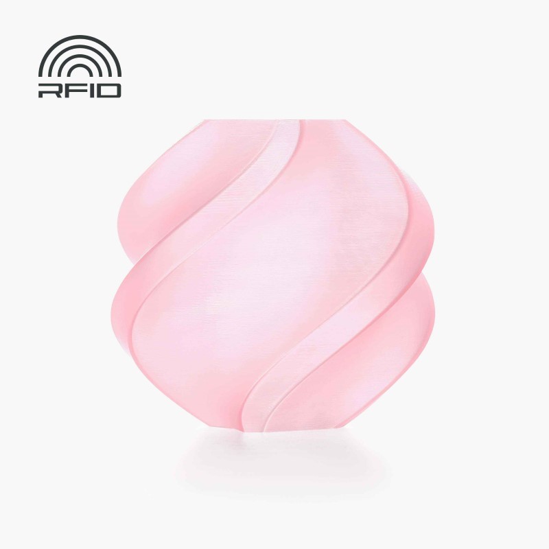 Objet crée avec du filament rose cerise Bambu Lab PLA Translucent 1kg