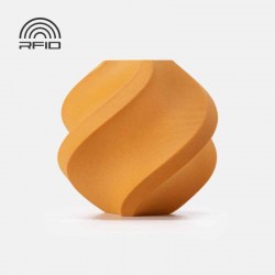 Objet crée avec du filament Jaune Ocre Bambu Lab PLA Wood 1kg