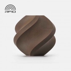 Objet crée avec du filament Noyer Noir Bambu Lab PLA Wood 1kg