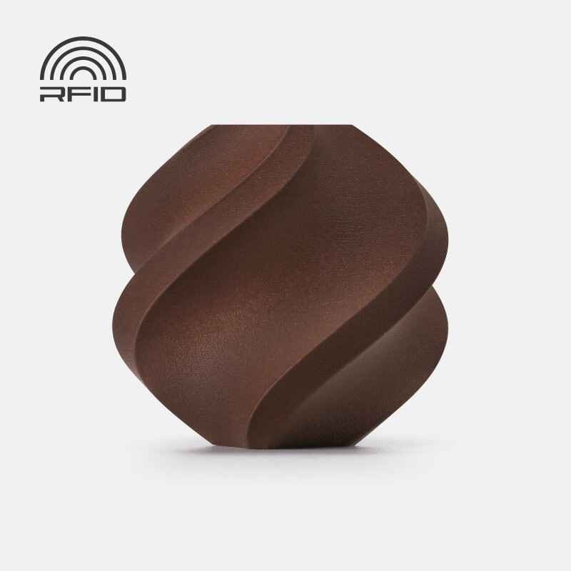 Objet crée avec du filament Palissandre Bambu Lab PLA Wood 1kg