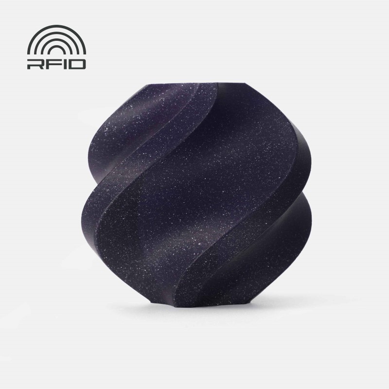 Objet crée avec du filament Violet Royal Bambu Lab PLA Sparkle 1kg