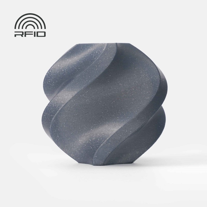 Objet crée avec du filament Gris Ardoise Bambu Lab PLA Sparkle 1kg