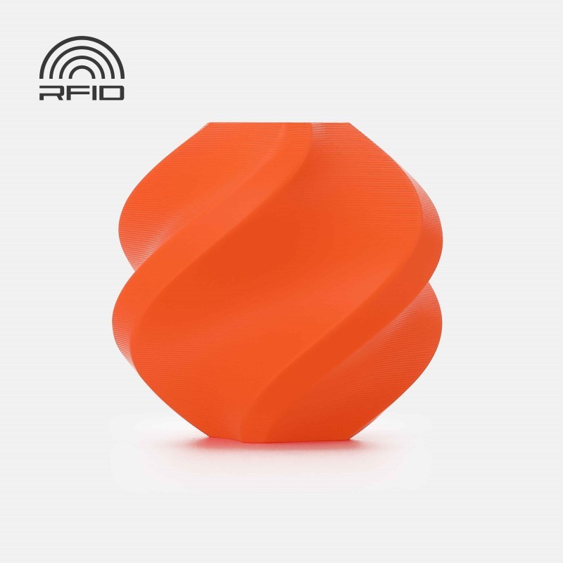 Objet crée avec du filament Orange Bambu Lab PLA Tough+ 1kg