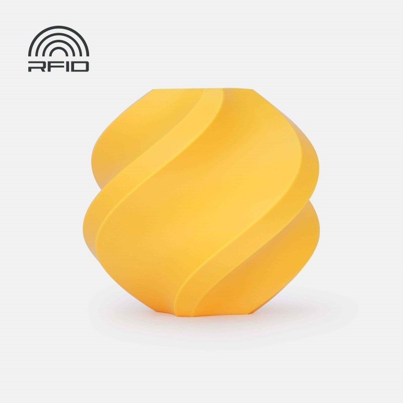 Objet crée avec du filament Jaune Mandarine Bambu Lab ABS 1kg