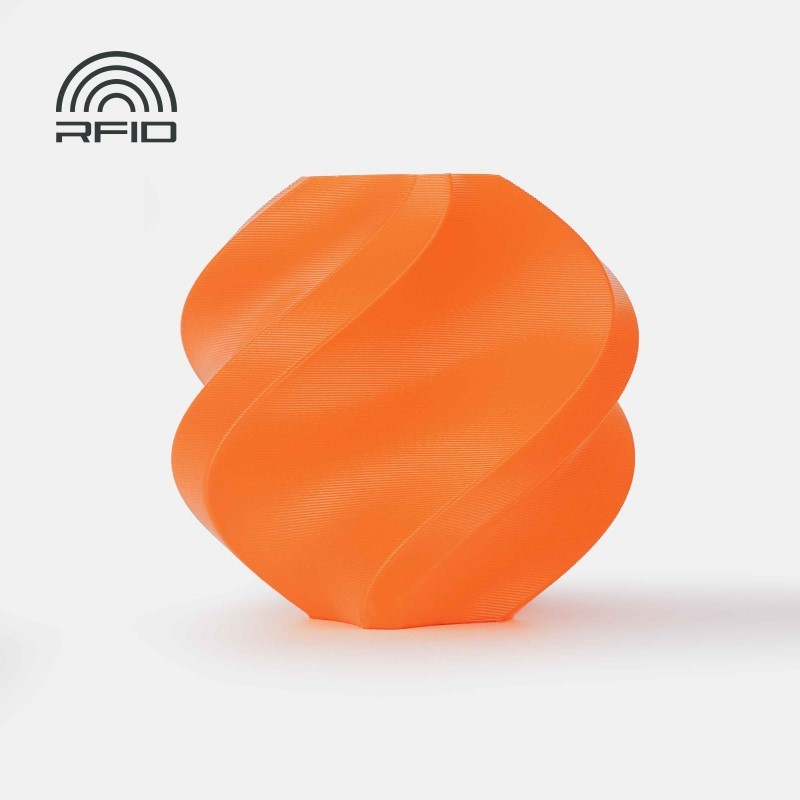 Objet crée avec du filament Orange Bambu Lab ABS 1kg