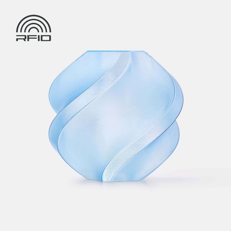 Objet crée avec du filament Bleu Clair Bambu Lab PETG Translucent 1kg