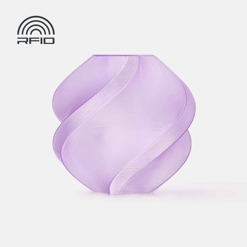 Objet crée avec du filament Violet Bambu Lab PETG Translucent 1kg