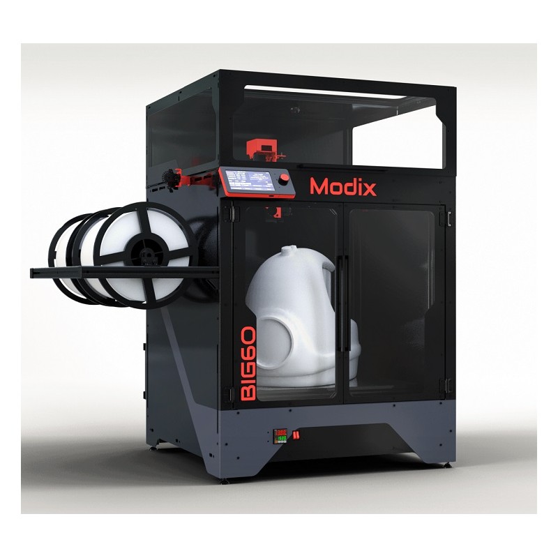 Imprimante 3D FDM Modix Big 60 avec options carter de protection et porte bobines