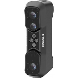 Scanner 3D portable SHINING 3D EinScan Trak vu de face avec ses caméras