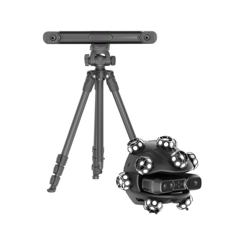 Scanner 3D SHINING 3D EinScan Trak avec tracker optique sur trépied et scanner portable