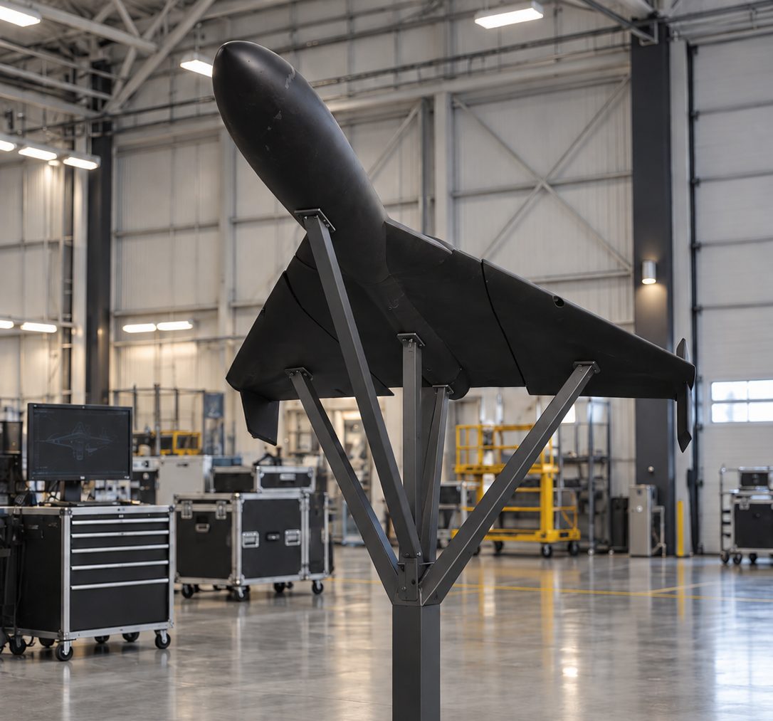 Maquette de drone de 3,5 mètres fabriquée en impression 3D grand format par Modix