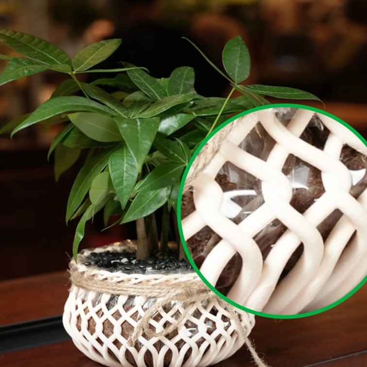 pot de fleur fait avec le filament PETG HF Bambu Lab