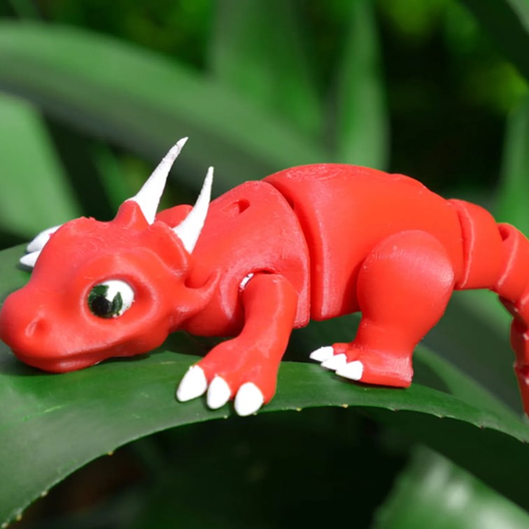 dragon flexible fait avec le filament PETG HF Bambu Lab