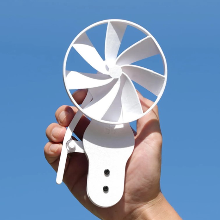 ventilateur portatif fait avec le filament PETG HF Bambu Lab